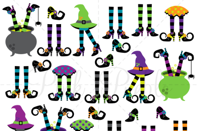 Witches Legs Clipart & Vectors