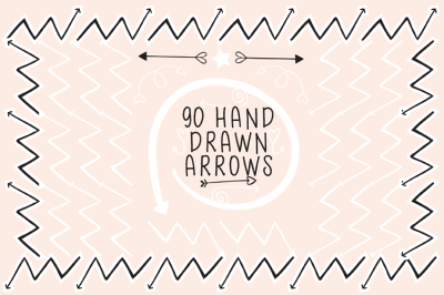 90 Hand Drawn Arrows