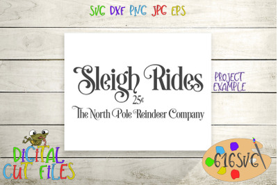 Sleigh Rides SVG