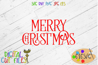 Merry Christmas SVG DXF