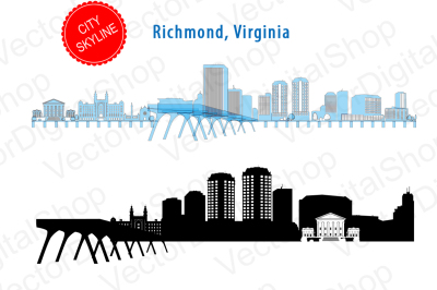 Richmond Vector Skyline Virginia