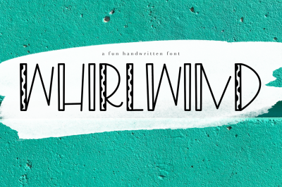 Whirlwind - A Fun Handwritten Font