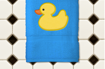 Rubber Duck | Applique Embroidery