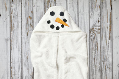 Snowman Face | Applique Embroidery