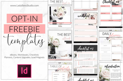InDesign Opt-in Freebie Templates