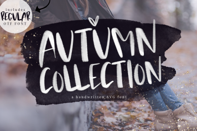 Autumn Collection - SVG & OTF Font