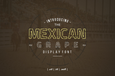 Mexican Grape Display Font
