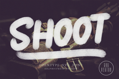 Shoot SVG Font
