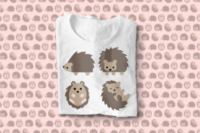 Playful Hedgehogs | SVG | PNG | DXF