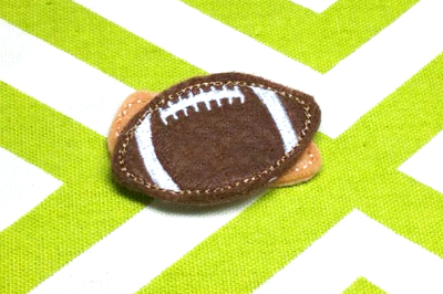 Football ITH Feltie | Applique Embroidery