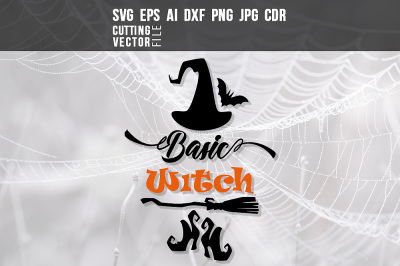 Basic Witch - svg, eps, ai, cdr, dxf, png, jpg