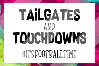 Tailgates and Touchdowns Football SVG PNG &amp; DXF design files