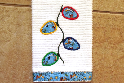 Christmas Lights | Applique Embroidery