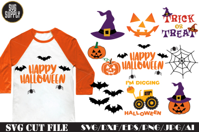 Halloween SVG Cut File Set