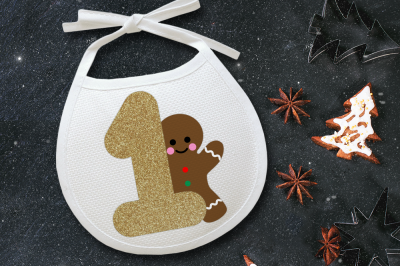 First Christmas Gingerbread Man | SVG | PNG | DXF