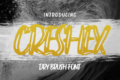 Creshex Dry Brush Font