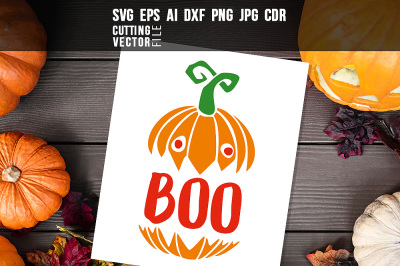 Boo - svg, eps, ai, cdr, dxf, png, jpg