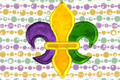 Fleur de Lis | Applique Embroidery