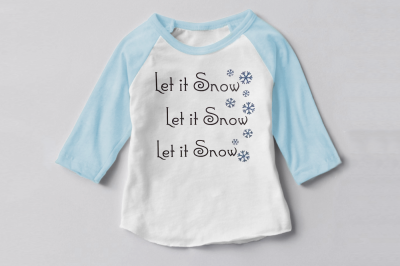 Let it Snow | SVG | PNG | DXF