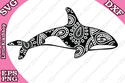 Download Download Zentangle Orca Svg, MANDALA ORCA SVG, Killer ...