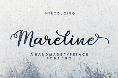 Mareline Script Font Duo