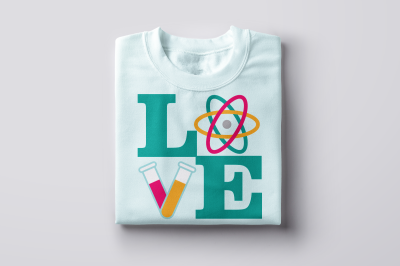 Love Science | SVG | PNG | DXF