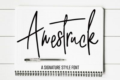 Awestruck Signature Font