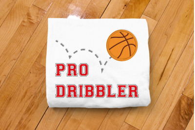 Pro Dribbler Basketball | Applique Embroidery