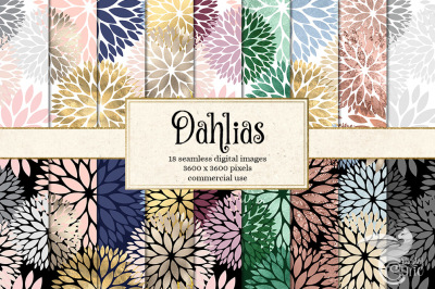 Dahlia Digital Paper