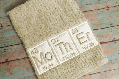 Periodic Table Mother | Applique Embroidery