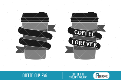 Coffee Cup svg, Coffee svg, Cafe svg, Latte svg, svg files for cricut