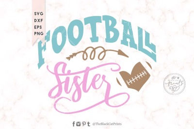 Football Sister SVG DXF EPS PNG
