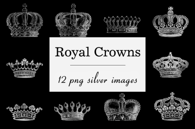 Silver Crown Clipart