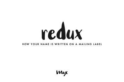 Redux - A Handwritten Font