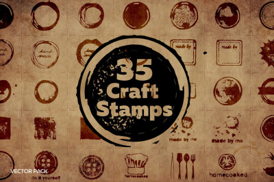 35 Craft  Stamps