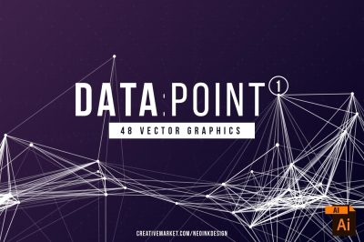 DATA POINT 1 - 48 Vector Graphics