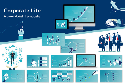 Corporate Life PowerPoint Template