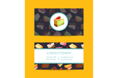 Vector confectionary, cooking or pastry shop