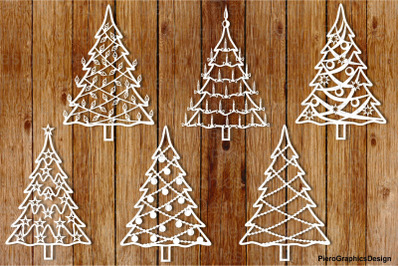 Christmas tree 2 SVG files