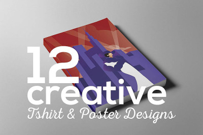 Creative poster t-shirt designs