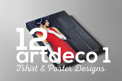 ArtDeco Poster T-shirt Set 1