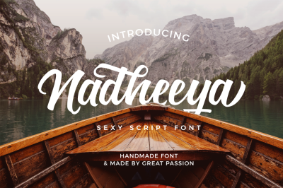 Nadheeya Sexy Script Font