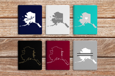 State of Alaska Set | SVG | PNG | DXF