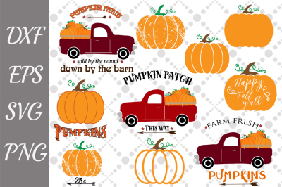 Pumpkin Svg Bundle, TRUCK BUNDLE SVG, Pumpkin Clipart