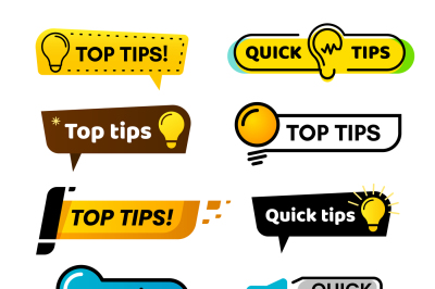 Quick tips. Idea suggestion, tricks solutions advice and best solution