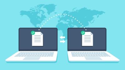 Notebooks file transfer. Data transmission, ftp files receiver and not