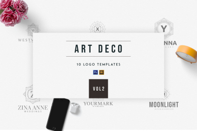 Art Deco Logo Templates | Vol.2