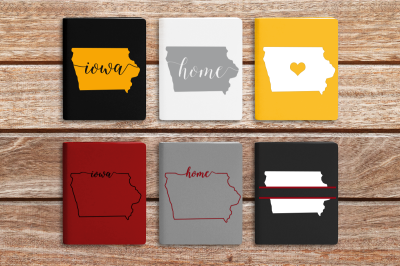 State of Iowa Set | SVG | PNG | DXF