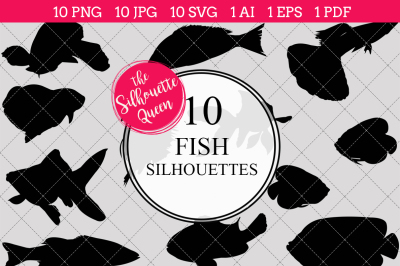 Fish Silhouette Vectors