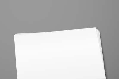 Blank newspaper mockup